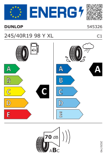 Neumatico Dunlop Sport Maxx RT 2 245/40 R 19 98 Y XL